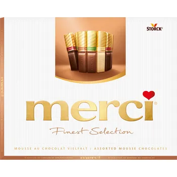 Čokoláda Čokolády Merci Finest Selection Mousse Au Chocolat 210 g