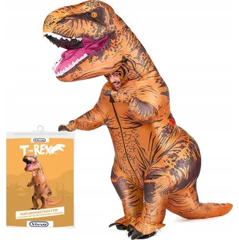 Karnevalový kostým T-Rex Dinosaurus Nafukovací Kostým, Kostým dinosaura, Halloween TREXCOS