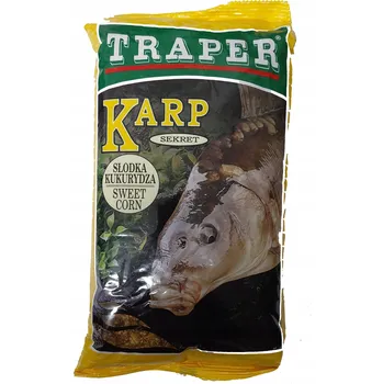 Návnadová surovina Návnada Traper Tajemství 1 kg Kapr Sladká Kukuřice - 2025