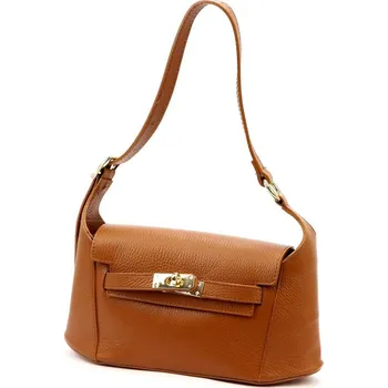 LUKA kabelka z pravé kůže hnědá