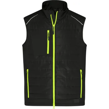Pánská vesta Daiber | JN 1822 black/neon yellow S Vesta