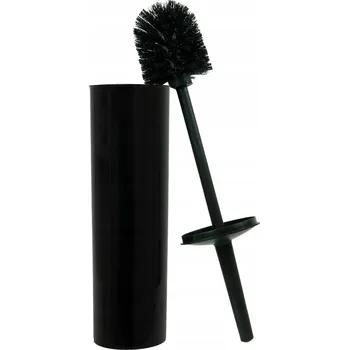 WC štětka WC ŠTĚTKA STOJÍCÍ OCELOVÁ ČERNÁ UZAVÍRATELNÁ