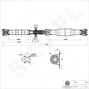 Hnací hřídel Mercedes Sprinter VW Crafter A9064100806 ESEN SKV