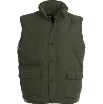 Pánská vesta B&C | Bodywarmer Explorer olive S Vesta