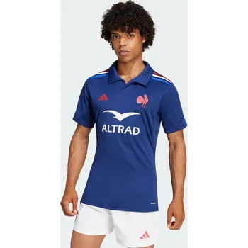 cyklistický dres ADIDAS Dres France Rugby Home Performance L MODRÁ