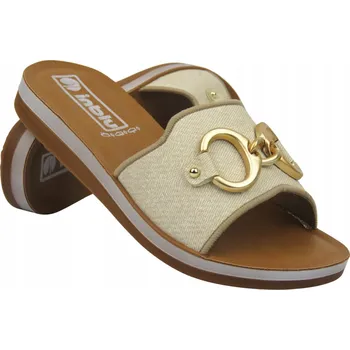 Dámské pantofle Nazouváky INBLU ZO000009 béžové vel. 39