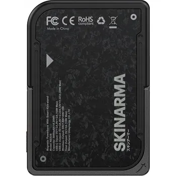 Powerbanka SKINARMA NEXUS VEKTOR magnetická powerbanka se stojánkem 5000 mAh, Onyx