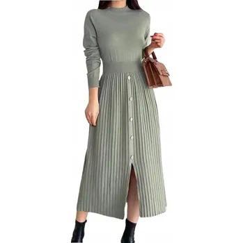 Dámské šaty D-look šaty pro běžné nošení, plisované, délka do půlky lýtek, velikost M