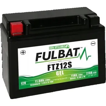 Motobaterie Akumulátor motocyklový Fulbat GEL 11,6 Ah 210 A 12 V