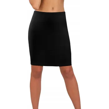 Dámská sukně Dámská viskózová sukně Sesto Senso ke kolenům, vel XL, černá