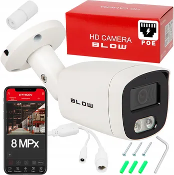 IP kamera EXTERNÍ IP KAMERA POE 8MPx Kovová IP67 HybridLight IR+LED BLOW KOVOVÁ