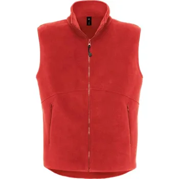 Pánská vesta B&C | Traveller + Vesta (fleecová) L red