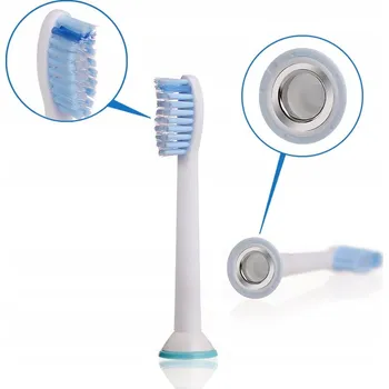 Náhradní hlavice k elektrickému kartáčku 4x náhradní HLAVICE kartáčku pro Philips Sonicare SENSITIVE HX-6054