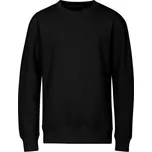 MALFINI Dětská unisex mikina Crew - Černá | 146 cm (10 let)