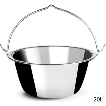 kotlíky Perfect Home 13957 Zesílený nerezový kotlík na guláš 20L