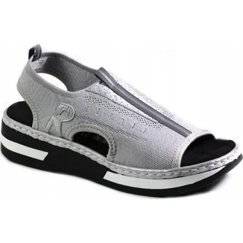 Dámské sandále Rieker dámské sandály V59B5-90 na klínku, velikost 37