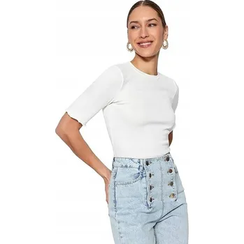 Dámská halenka Trendyol halenka s 3/4 rukávem, střih vypasovaný, velikost 42