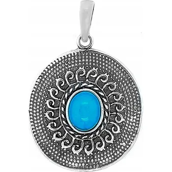 Přívěsek Přívěsek stříbro ryzost 925 Vintage Originální Stříbrný Přívěsek s Tyrkysem