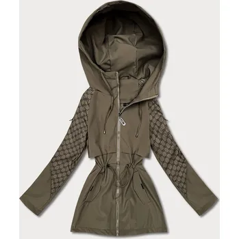 Dámská bunda Damska kurtka z monogramem Goodlookin khaki (KK60412-2#) odstíny zelené XL (42)