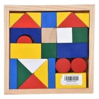 Stavebnice Geomag Klocki drewno