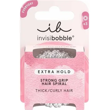 Invisibobble Extra Hold Crystal Clear 3 ks