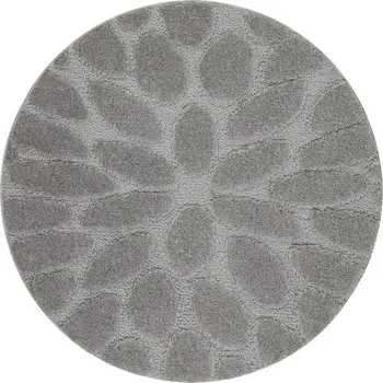 Koberec Koupelnový kobereček SUPREME STONES kamínky, šedý kruh
