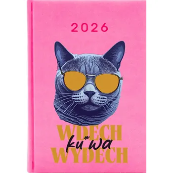 Kalendář Knižkový kalendář 2026 A5 FunnyCase růžový