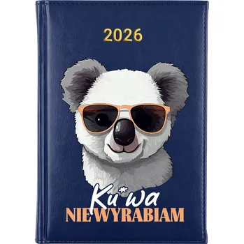 Kalendář Knižkový kalendář 2026 A5 FunnyCase modrý