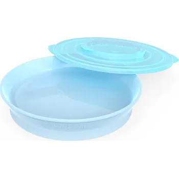 Talíř Talíř Twistshake , modrý plast