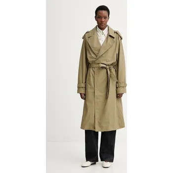 Dámský kabát Trench kabát Rains 12620 Trench Coat W3 12620.160 zelená 91X, vel. M