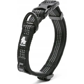 Obojek pro psa Materiálový obojek pro psa s odrazkou Truelove vel. M