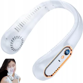 Domácí ventilátor Mini ventilátor Bedee, ventilátor na krk xxx54, bílý