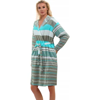 Dámský župan Sesto Senso Dámský župan s kapucí EWA máta M