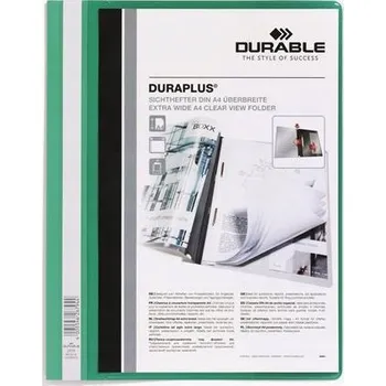 Prezentační pořadač A4 DURABLE Duraplus zelený