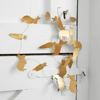 Velikonoční dekorace Loberon girlanda zlatá