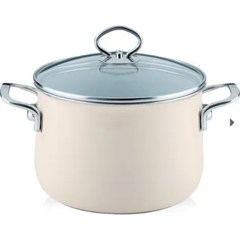Hrnec RIESS Avorio 4,0 l krémový - keramický hrnec s pokličkou