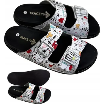 Pracovní obuv Nazouváky Lékařské Kožené BIOKEN Profilované Ortopedická Vložka vel. 40