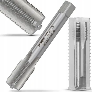 Závitořezný nástroj Ruční závitník M12, M12x1 mm. HSS DIN-2181/1P