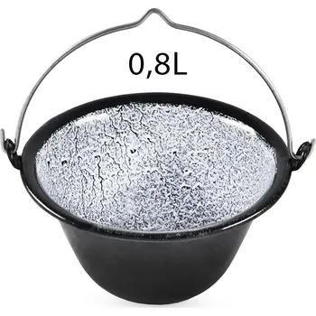 kotlíky TFY 7106 Servírovací kotlík na guláš 0,8 l smalt