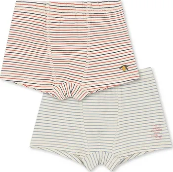 Boxerky Dětské boxerky Konges Sløjd BASIC 2 PACK BOY BOXERS GOTS 2-pack KS104664.PPY2 vícebarevná MLC, vel. 134-140