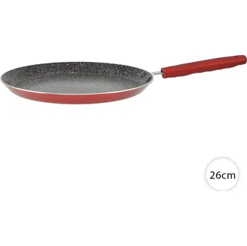 Pánev Pánev na palačinky na indukci 26 cm, granitová, Metal Red – Perfect Home 11818