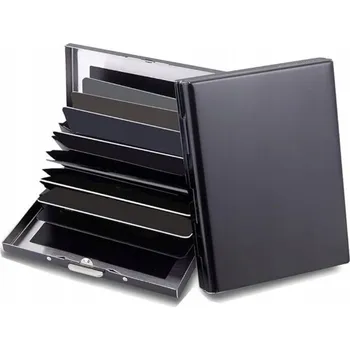 Peněženka Kovová peněženka s blokováním RFID | CARDITKA Černá