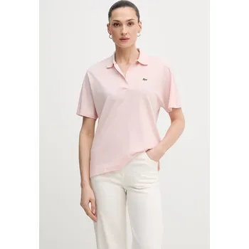 Pánské tričko Polo tričko Lacoste PF1123 růžová 03X, vel. M