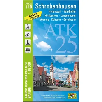 ATK25-L10 Schrobenhausen (Amtliche Topographische Karte 1:25000) - Landesamt für Digitalisierung, Breitband und Vermessung