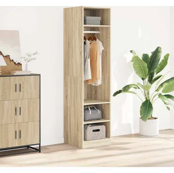 Šatní skříň vidaXL Šatní skříň 50 x 50 x 200 cm dřevotříska [800236] Barva: dub sonoma