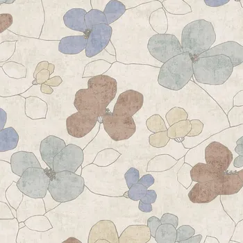 Tapeta Vliesová tapeta, barevné květy 791473 / Tapety na zeď 79147-3 Nordic Feeling (0,53 x 10,05 m) A.S.Création