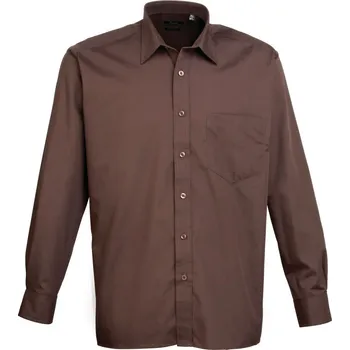 Pánská košile Premier | PR 200 brown 38. Košile
