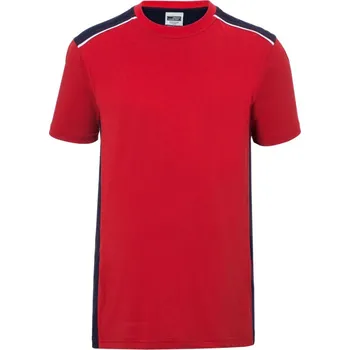 Pánské tričko Daiber | JN 860 red/navy 4XL Tričko (pracovní)