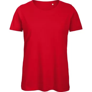 Dámské tričko B&C | Inspire T /women_° red XS Tričko - dámské