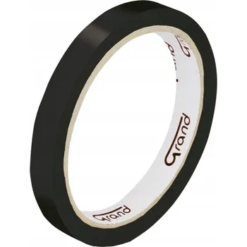 Balicí páska Grand bílá, černá šířka 12 mm délka 50 m 1 ks